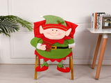 Christmas Decoration Chair Festival Cover Chair Cover Ornament Dinner Decor V1294-YM0716-220617LD0243