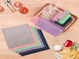 Homaxy 12 Pack Kitchen Coral Velvet Dish Cloths and 100% Cotton Waffle V1258-DP02-F-195