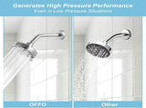 Shower Arm 10 in Bundle with 9 Mode Shower Head, Chrome V1258-DP02-C-566