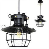 Retro Iron Cage Chandelier Personality Bar Cafe Decorative Light without Light Source V1263-JX-6773