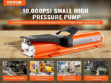 10,000PSI Air Hydraulic Pump, 0.18 Gal Reservoir, NPT 3/8 In Oil Outlet, NPT 1/4 In Inlet, Metal V952-ZSKQBCS069LWX06MWV0