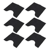 Toilet Mat Dark Gray Washable Reusable Potty Training Toilet Rug for Restroom Bathroom U Shape V1294-YM0901-3112240054811