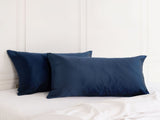 MULBERRY SILK PILLOW CASE TWIN PACK - SIZE 51X76CM - NAVY ABM-204370