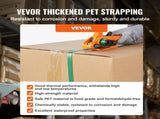 Banding Strapping Kit with Strapping Tensioner Tool, Banding Sealer Tool, 300 m Length PET Band, 300 V952-PETDKZTJ300MT0YJ7V0