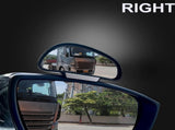 2 pieces - Rearview mirror - Banana mirror - Exterior mirrors - Adjustable blind V1188-NK-BOL-278
