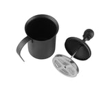 Stainless Steel Manual Double Mesh Milk Frother, Foam Maker for Coffee Decoration V1263-JX-2923