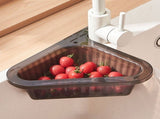 4-Pack Kitchen Sink Corner Storage Baskets, Triangle Sponge Holders and Drain Organizers for Sink V1366-AZ2-W-13624