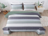 Ethereal Quilted Bedspread and Pillowcases Set A Dreamy Addition to Your Home - Queen size V745-MAC080208Q13U
