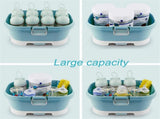 Baby Bottle Drying Rack Storage, Nursing Bottle Storage Box Organizer with Cover, Portable Kitchen V1189-LWWAL-20260401-05626