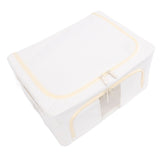 Fabric Bins Multipurpose Large Capacity Foldable Thickened Cotton Linen Steel Frame Clothes V1294-YM0901-3117240240212