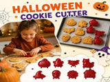 8Pcs Halloween Hand Pie Molds, Plastic Dough Press Cookie Cutters with Embossed Patterns, Reusable V1366-AZ2-W-24883