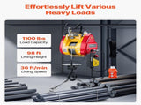 2-in-1 Electric Hoist Winch, 500 KG Capacity, 1800W Portable Power Winch, 30 m Lifting Height, 11 V952-MAGKBXSDDHLSHP9W7V3