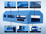 Giantz Inflatable Spray Booth Car Paint Tent 1000X500X350cm 2 Blowers Filter Mobile Garage SPRAY-BOOTH-10X5-NB-ABC