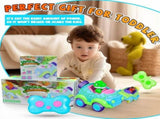 Remote Control Car for Toddlers,Rechargeable Dinosaur Toy with LED Lights & Music,RC Cars for Kids V1369-AZ3-W-21543