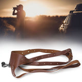 Leather Camera Strap Universal Adjustable Harness for DSLR Cameras DVBrown Right V1294-YM0901-3117200124212