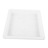 Durable White Polypropylene Concrete Mold for Pathway Stones with Convenient Brick Template V1192-AZ-W-22445