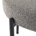 Plush Boucle Cushioned Elsa Dining Chairs in Slate Grey V264-DNC-416B-MGR-02-1