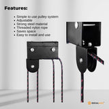Social Hike Kayak Hoist - 34kg Garage Ceiling Pulley Lift for Kayak Bike Storage V238-SUPDZ-40020308590672