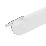 100Pcs Lightweight White Hanger Strips for Clothes Display and Secure Closet Organization, and Easy V1369-AZ3-W-16677