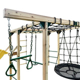 Lifespan Kids Orangutan Climbing Cube Jungle Gym Play Centre + Yellow Slide V420-LKPC-ORAN-YEL