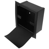 Black Stainless Steel Paper Towel Holder for Bathroom and Practical Kitchen or Bathroom Accessory V1370-AZ4-08896