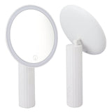 LED Makeup Mirror Portable Handheld Fill in Light Makeup Mirror Large Area Mirror Cosmetic Tool V1294-YM0901-3116230006511
