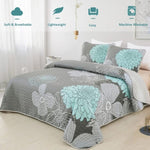 Opulent Quilted Coverlet and Pillowcases Set: The Ultimate in Bedroom Luxury - Queen size V745-MAC080187Q13U