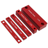 Setup Blocks Height Gauge Set, 9pcs Precision Aluminum Setup Bars for Router and Table Saw V1366-AZ2-W-04328