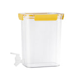 Cold Water Kettle Large Capacity Thicken Faucet Sealed Drink Storage Pot for Kitchen Yellow4.5L V1294-YM0716-3118220167112