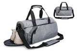Gym Duffel Bag Travel Bag Water-Resistant Fitness Shoes Compartment Bag V1308-DSZKI-819
