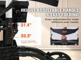 2 in 1 Rollator Walker & Transport Chair for Seniors, Folding Rolling Walker Wheelchair Combo & V952-EHYZXQCKJLQ8L86XDV0