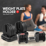 Powertrain 2x Gen2 20kg Home Gym Adjustable Dumbbells DMB-BF4-020-2