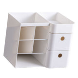 Desk Organizer Multipurpose Stylish Simple Style Drawer Design Desktop Storage Box with Slant Insert V1294-YM0901-3117240184411