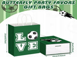 24 Piece Football Party Favor Bags 6 Designs, 21 x 15 x 8 cm V1237-ZY-818-179