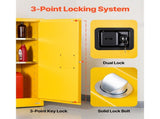 Flammable Cabinet, 109.2 x 46 x 118 cm, 29 Gallon Flammable Storage Cabinet with Adjustable Shelf, V952-YRFBJ11210942VXML001V0