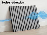 Artiss 10PCS Peel and Stick Wall Panels Tiles 68X68CM Self Adhesive for Home Office Studio Grey WP-68X68-10PCS-GR