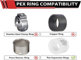 (Pack of 2) Cold Expansion Pex-A 1/2-inch X 1/2 Inch Male MPT Brass Shut-off Ball Valve for Pex-A V1258-DP02-C-2444