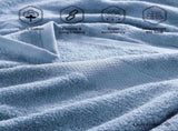 Bath Sheets Bathroom Towel Set- 2 Pack 100% Cotton Extra Large Bath Towels, Oversized Bath Towels, V1258-DP02-C-1234