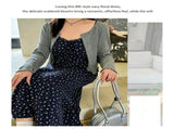 Dark Gray Size L French Spring Two-Piece Dress Set V1221-XM-LB7103-GM182