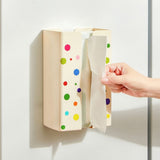 Wall Mounted Tissue Box Holder, Wipes Box Dispenser, Wipes Storage, Wipes Dispenser For V1366-AZ2-W-12696
