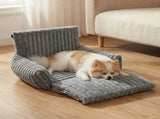 Pawz Dog Car Seat Booster Portable Travel Safety Cosy Pet Bed Washable Non Slip PT1387-GY-AU