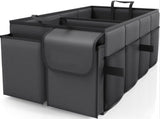 Black Car Trunk Storage Box - Foldable Organizer V888-ELOSUNG34116