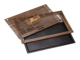 Water Storage Tea Tray with Drainage Tool Hose Non Fading Water Drainage Tea Serving Tray for Home V1294-YM0703-3118230076311