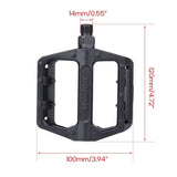 Mountain Bike Pedals, Alloy Pedals, 9/16 Inch Flat Pedals Anti-slip Waterproof Dustproof Mountain V1370-AZ4-12637