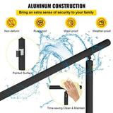 VEVOR Handrail for Outdoor Steps Aluminum Stair
Handrail Fit 0-5 Steps w/ Installation Kit V952-SNLZSLZYGL5FT1GTPV0