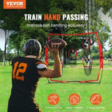 8 x 8 ft Football Trainer Throwing Net, Training Throwing Target Practice Net with 5 Target Pockets, V952-GLQW88YC0000RHWMZV0