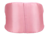 Face Pillow Silk Fabric Memory Foam Soft Cushioning Ergonomic Beauty Pillow for Back Sleep Roseate V1294-YM0901-3117240292713