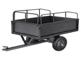 Garden Utility Trailer, 17 Cu. Ft & 272 kg Capacity, ATV UTV Hauling Trailer, Tow Behind Steel Dump V952-HYTCHSTPK17CFT3NV001V0