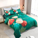 Christmas New Year Quilt Cover Set - King Size V493-SM-K-13