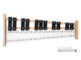 Glockenspiel Xylophone, 27 Notes, Professional Xylophone Percussion Instrument, with Metal Keys, V952-LPZQHBSWZJ27ZB5YD001V0